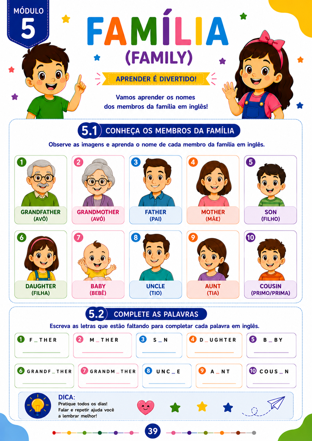 Módulo 5 - Família