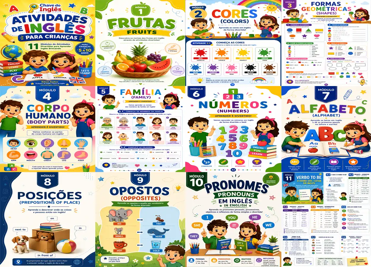 Apostila completa de inglês