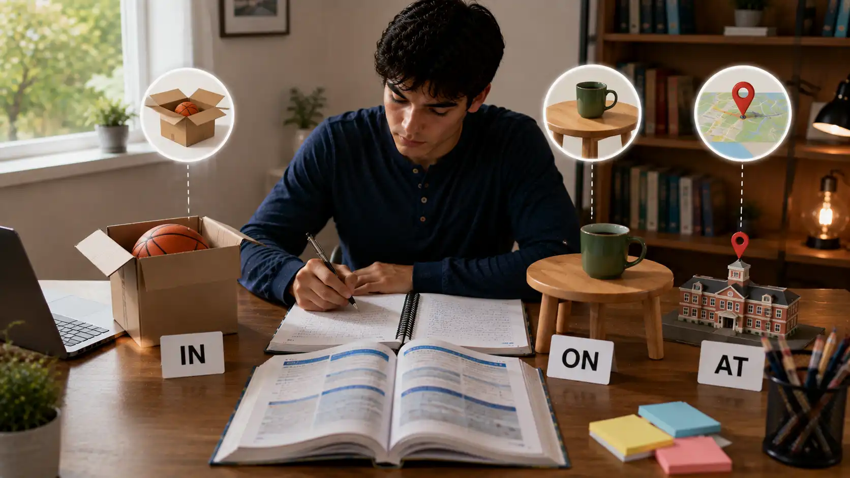 In, On e At: Diferenças e Como Usar